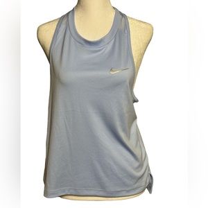 Nike Running Tank, Dri Fit, Mesh in Back, Women’s Sz Small, Light Blue, EUC